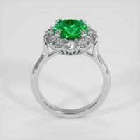2.18 Ct. Emerald Ring, Platinum 950 3
