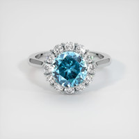 3.38 Ct. Gemstone Ring, Platinum 950 1