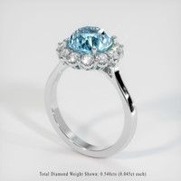 3.38 Ct. Gemstone Ring, Platinum 950 2