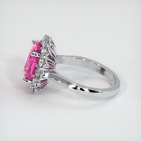 3.05 Ct. Pink Sapphire Ring, Platinum 950 4