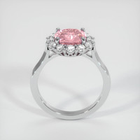 2.07 Ct. Padparadscha Sapphire Ring, Platinum 950 3