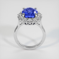 6.29 Ct. Blue Sapphire Ring, Platinum 950 3