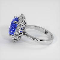 6.29 Ct. Blue Sapphire Ring, Platinum 950 4
