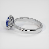 1.30 Ct. Sapphire Ring, Platinum 950 4