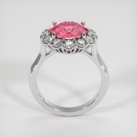 3.05 Ct. Padparadscha Sapphire Ring, Platinum 950 3