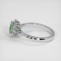 1.22 Ct. Green Sapphire Ring, Platinum 950 4