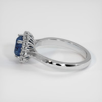 1.30 Ct. Sapphire Ring, Platinum 950 4