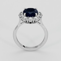 3.14 Ct. Blue Sapphire Ring, Platinum 950 3