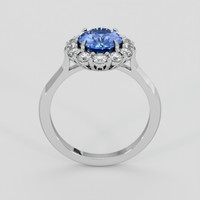 2.49 Ct. Blue Sapphire Ring, Platinum 950 3