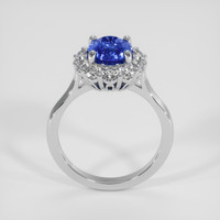 1.87 Ct. Blue Sapphire Ring, Platinum 950 3