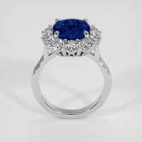 4.18 Ct. Blue Sapphire Ring, Platinum 950 3