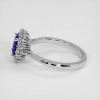 1.02 Ct. Blue Sapphire Ring, Platinum 950 4