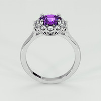 1.55 Ct. Purple Sapphire Ring, Platinum 950 3