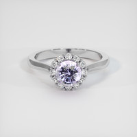 1.26 Ct. Purple Sapphire Ring, Platinum 950 1
