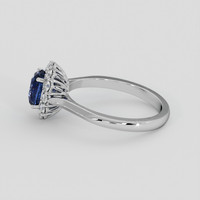 1.52 Ct. Blue Sapphire Ring, Platinum 950 4