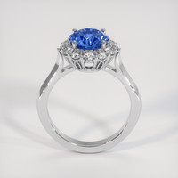 1.50 Ct. Blue Sapphire Ring, Platinum 950 3