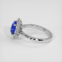 2.51 Ct. Blue Sapphire Ring, Platinum 950 4