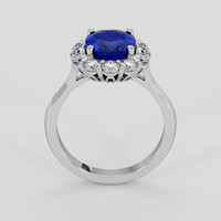 3.02 Ct. Blue Sapphire Ring, Platinum 950 3