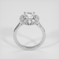 2.23 Ct. White Sapphire Ring, Platinum 950 3