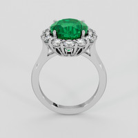 4.36 Ct. Emerald Ring, Platinum 950 3