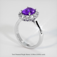 2.13 Ct. Sapphire Ring, Platinum 950 2