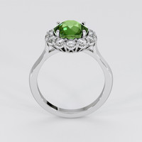 3.99 Ct. Green Sapphire Ring, Platinum 950 3