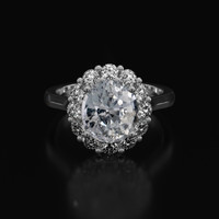 2.62 Ct. Sapphire Ring, Platinum 950 1
