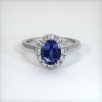 1.56 Ct. Sapphire Ring, Platinum 950 1