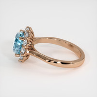 3.38 Ct. Gemstone Ring, 14K Rose Gold 4