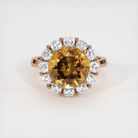 6.85 Ct. Gemstone Ring, 14K Rose Gold 1