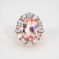 9.05 Ct. Sapphire Ring, 14K Rose Gold 1