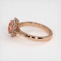 1.35 Ct. Sapphire Ring, 14K Rose Gold 4