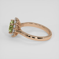 2.03 Ct. Bi Color Sapphire Ring, 14K Rose Gold 4