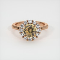 2.34 Ct. Sapphire Ring, 14K Rose Gold 1