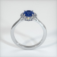 1.34 Ct. Blue Sapphire Ring, 10K White Gold 3