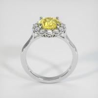 2.18 Ct. Bi Color Sapphire Ring, 10K White Gold 3