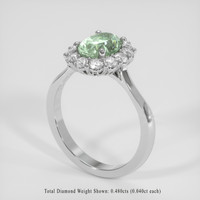 1.79 Ct. Alexandrite Ring, 10K White Gold 2