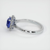 2.04 Ct. Sapphire Ring, 14K White Gold 4