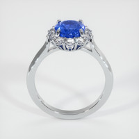 2.75 Ct. Sapphire Ring, 14K White Gold 3