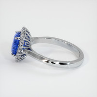 2.75 Ct. Sapphire Ring, 14K White Gold 4