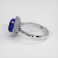 4.05 Ct. Sapphire Ring, 14K White Gold 4