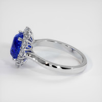 4.23 Ct. Sapphire Ring, 14K White Gold 4