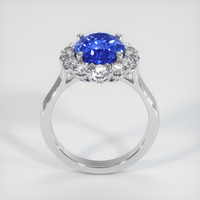 4.83 Ct. Sapphire Ring, 14K White Gold 3