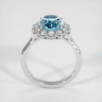 3.38 Ct. Gemstone Ring, 14K White Gold 3