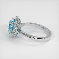 3.38 Ct. Gemstone Ring, 14K White Gold 4