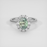1.79 Ct. Alexandrite Ring, 14K White Gold 1