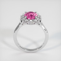 2.21 Ct. Pink Sapphire Ring, 14K White Gold 3