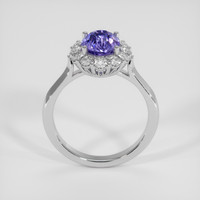 2.17 Ct. Purple Sapphire Ring, 14K White Gold 3