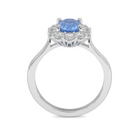 1.59 Ct. Sapphire Ring, 14K White Gold 3
