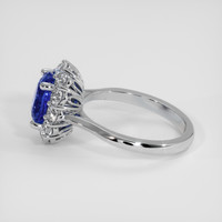1.87 Ct. Blue Sapphire Ring, 14K White Gold 4